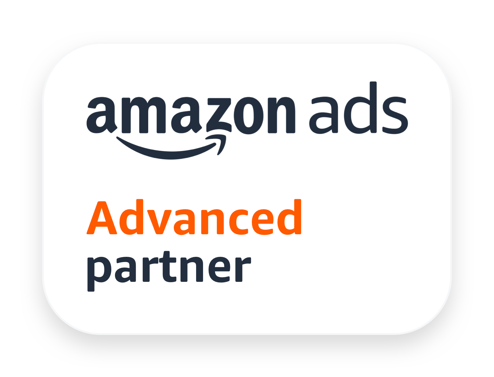 Amazon Ads Advanced Partner badge